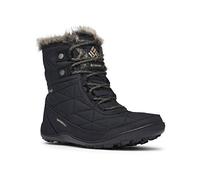 Columbia MINX SHORTY III Waterproof Women's Snow Boots, Black x Pebble, 4 UK