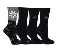 Columbia Moisture Control Winter Solice 4-Pack Black/Black Women's 4-10