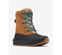 Columbia Women's Moritza Shield II Omni-Heat Waterproof Snow Boot - Elk/River Blue - UK 4 - Brown