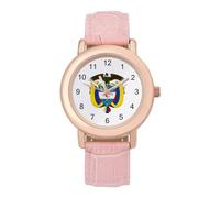 Columbia National Emblem Womens Elegant Watch Analogue Quartz Watch Leather Band Wristwatch