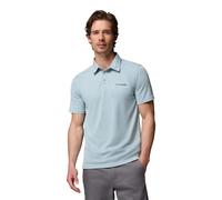 Columbia Nelson Point Short Sleeve Polo Shirt Sky Blue - M
