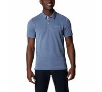 Columbia Short Sleeve Polo Nelson Point Blue Men's XL