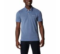 Columbia Nelson Point Short Sleeve Polo Blue XL Man