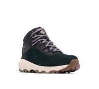Columbia Women's Newton Wander Wide, Mid Rise Trekking and Hiking Boots, Black/Granite Purple, 7 Regular