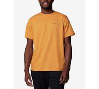 Columbia North Cascades Short Sleeve T-shirt orange blue - S