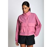 Columbia Paracutie™ Zip Up Cropped Windbreaker Jacket Pink