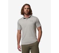 Columbia Parsons Point Short Sleeve Polo Shirt Grey Beige - M