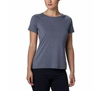 Columbia Peak To Point Ii Short Sleeve T-shirt Blue M Women