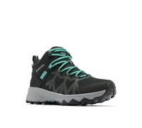 Columbia Women's Peakfreak 2 Mid Outdry, Mid Rise Trekking and Hiking Boots, Black/Teal, 8.5 Regular