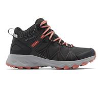 Columbia Women's Peakfreak 2 Mid Outdry waterproof mid rise hiking boots, Grey (Dark Grey x Dark Coral), 4 UK