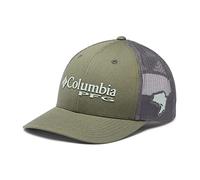 Columbia PFG Logo Mesh Snap Back-Mid Cap, Cypress, Cool Green, Bass, One Size