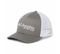 Columbia PFG Mesh Ball Cap - Titanium/Hook, Large/X-Large