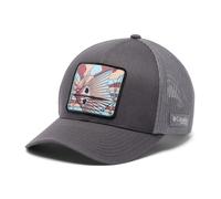 Columbia PFG Patch Mesh Ball Cap, Shark/City Grey/Redfish Shine, L-XL