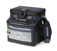 Columbia PFG Thermal Pack Cooler - 22 Can Zipperless Hardbody Cooler with ThermaCool High Performance Insulation, HardBody Liner, and SmartShelf - Navy Blue