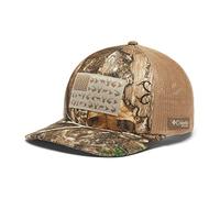 Columbia PHG Camo Mesh Ball Cap, Realtree Edge, Game Flag, S-M