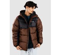 Columbia Men's Pike Lake 2 Hooded Jacket, Hooded Puffer Jacket, Tobacco/Black, Medium