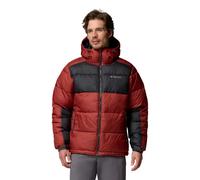 Columbia Pike Lake II hooded jacket dark red black - M