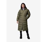 Columbia Women's Pike Lake 3 Long Jacket, Hooded Puffer Jacket, Stone Green, XS