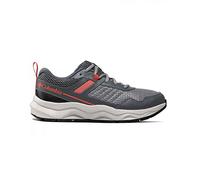 Columbia Plateau Men's Low Rise Trekking and Hiking Shoes, Grey (Monument x Red Quartz), 9.5 UK