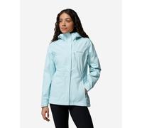 Columbia Women's Pouring Adventure 3 Jacket, Waterproof Rain Jacket, Marine Light, X-Small