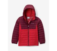 Columbia Youth Boys Powder Lite 2 Hooded Jacket, Hooded Puffer Jacket, Mountain Red, Rich Wine, M