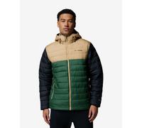 Columbia Powder Lite II Hooded Jacket green beige black - M