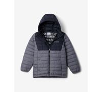 Columbia Powder Lite II Hooded Jacket grey smoke Kids - S