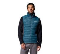 COLUMBIA Powder Pass Hybrid Funnel Neck Gilet Dark Blue Denim