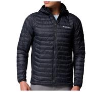 Columbia Men's Powder Pass Hybrid Hooded Jacket, Hooded Puffer Jacket, Black, M