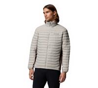 Columbia Men's Powder Pass Hybrid Jacket, Puffer Jacket, Flint Grey/Iron, Medium