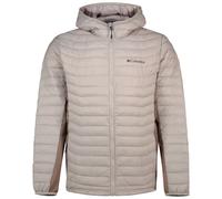 Columbia Men's Powder Pass Hybrid Hooded Jacket, Hooded Puffer Jacket, Flint Grey/Iron, X-Large