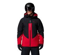 Columbia Men's Powder Prime Jacket, Ski Jacket, Mountain Red, Black, L