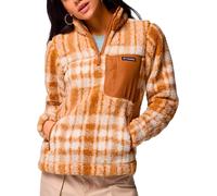 Columbia - Printed Fleeces - West Bend 1/4 Zip II Camel Brown Herringplaid for Women - Size L Brown L