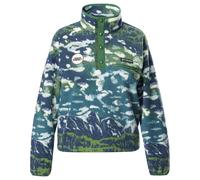 Columbia - Printed half-pressure fleece - Helvetia II Printed Cropped Half Snap Everblue Sisters Rain Forest for Women - Size XL - Green Green XL