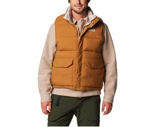 Columbia - Reversible sleeveless down jacket - Wallowa™ Reversible Vest Camel Brown, Wallowa Mtns Print for Men - Size M Brown M