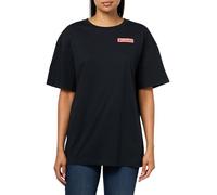 Columbia Rolling Bend Graphic Oversized Tee T-Shirt with Rolling Bend Print Women's, Black/Mountainview, M
