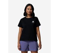 Columbia Rolling Bend Graphic Short Sleeve T-Shirt Black Women - S
