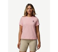 Columbia Rolling Bend Graphic Short Sleeve T-Shirt Pink Women - S