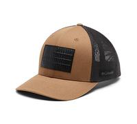 Columbia Rugged Outdoor Mesh Hat Cap, Delta/Shark/Tree Flag Patch, Small-Medium