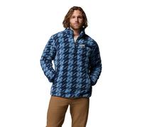 Columbia Rugged Ridge High Pile Half Zip fleece light blue navy blue - M