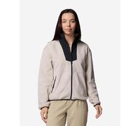 Columbia Women's Sequoia Grove Full Zip Fleece, Full Zip Fleece Jacket, Dark Stone/Black, Large