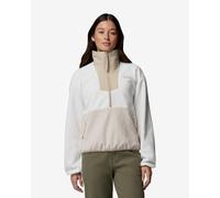 Columbia Sequoia Grove Half Zip Fleece Fleece White Beige Women - M