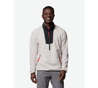 Columbia Sequoia Grove Half Zip Fleece - Fleece jacket - Men's Dark Stone / Black XXL