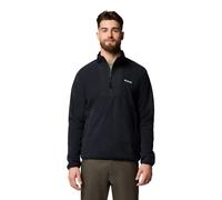 Columbia Sequoia Grove Half Zip Fleece Polyester Men's Black Zip Neck Pullovers L