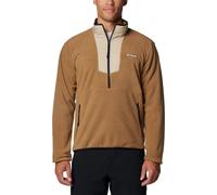 Columbia Sequoia Grove Half Zip Fleece Polyester Men's Brown Zip Neck Pullovers