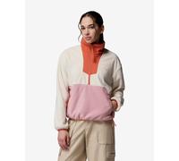 Columbia Sequoia Grove Half Zip Fleece White Cream Pink Women - L