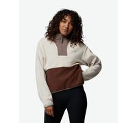 Columbia Sequoia Grove II Half Zip fleece beige brown women - S