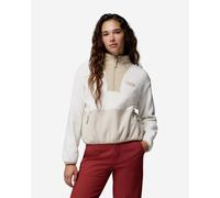 Columbia Sequoia Grove II Half Zip fleece white beige women - XL