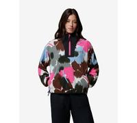 Columbia Sequoia Grove II Printed Half Zip fleece pink brown women - L
