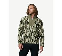 Columbia Sequoia Grove Printed Full Zip Fleece Green Beige - L